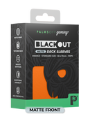 Palms Off Matte Blackout Deck Sleeves - 100pc