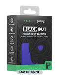 Palms Off Matte Blackout Deck Sleeves - 100pc