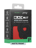 Palms Off Matte Blackout Deck Sleeves - 100pc