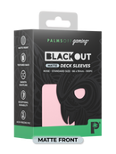 Palms Off Matte Blackout Deck Sleeves - 100pc