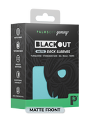 Palms Off Matte Blackout Deck Sleeves - 100pc