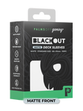 Palms Off Matte Blackout Deck Sleeves - 100pc