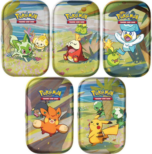 Pokemon TCG: Paldea Friends Mini Tin
