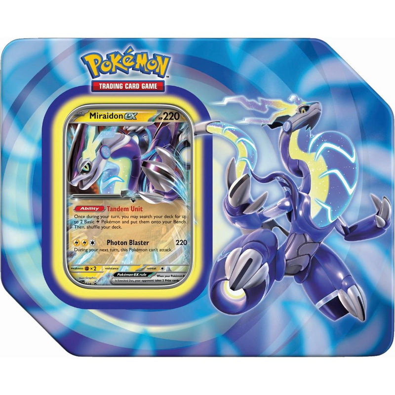 Paldea Legends Koraidon ex, Miraidon ex Tin