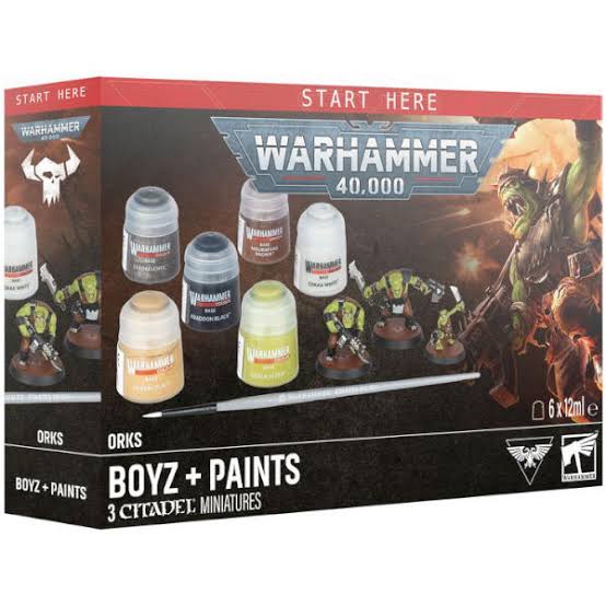 Warhammer 40K: Orks - Boyz + Paints