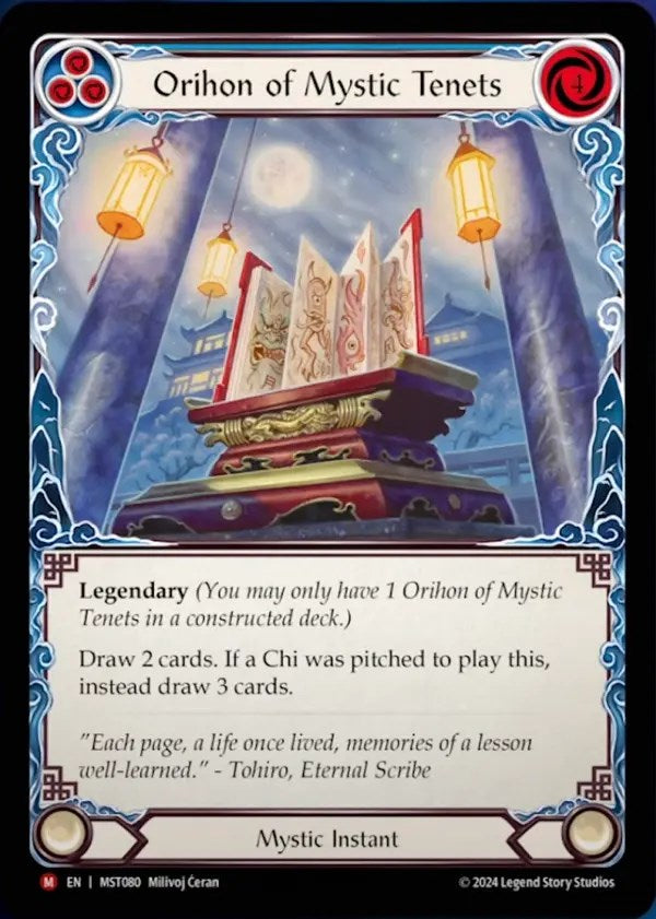 Orihon of Mystic Tenets [MST080] (Part the Mistveil)