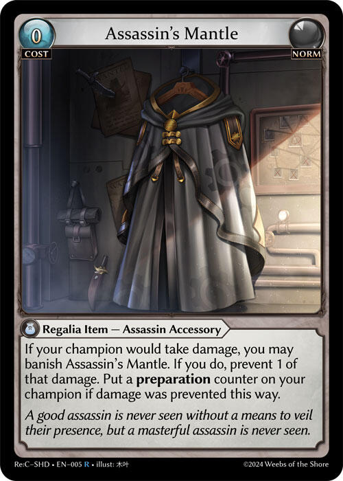 Assassin's Mantle (005) [Tristan Re:Collection, Shadowdancer]