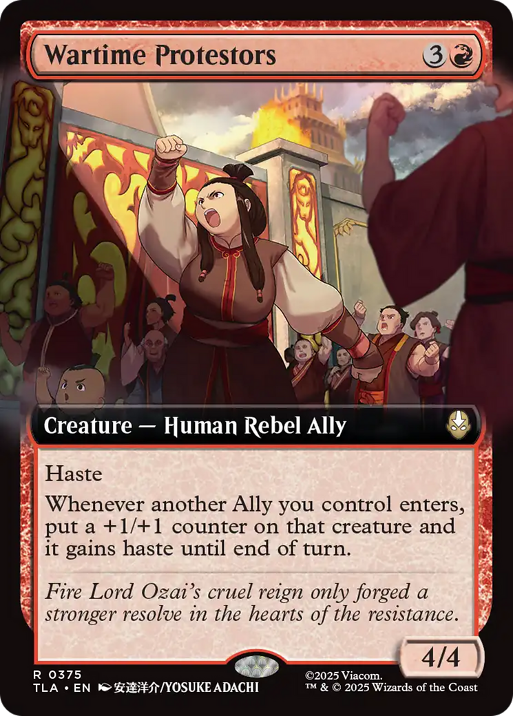 Wartime Protestors (Extended Art) [Avatar: The Last Airbender]