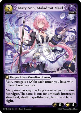 Mary Ann, Maladroit Maid (215) [Distorted Reflections]