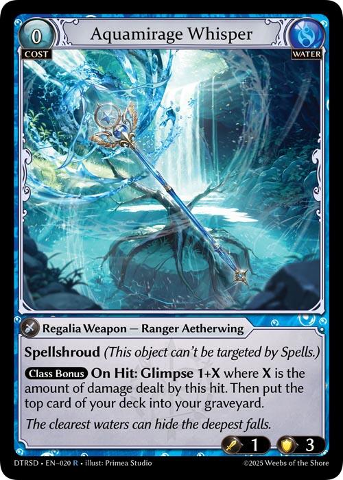 Aquamirage Whisper (20) [Distorted Reflections Starter Decks]