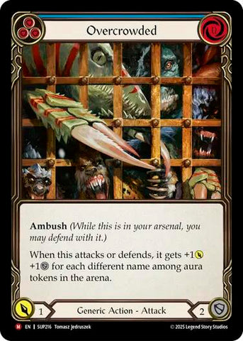 Overcrowded [SUP216] (Super Slam)  Rainbow Foil