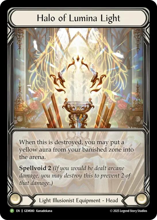 Halo of Lumina Light [GEM080] (GEM Pack 3)  Rainbow Foil
