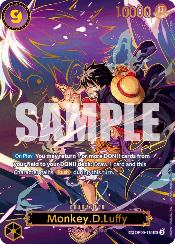 Monkey.D.Luffy (OP09-119) (SP) [Carrying On His Will]