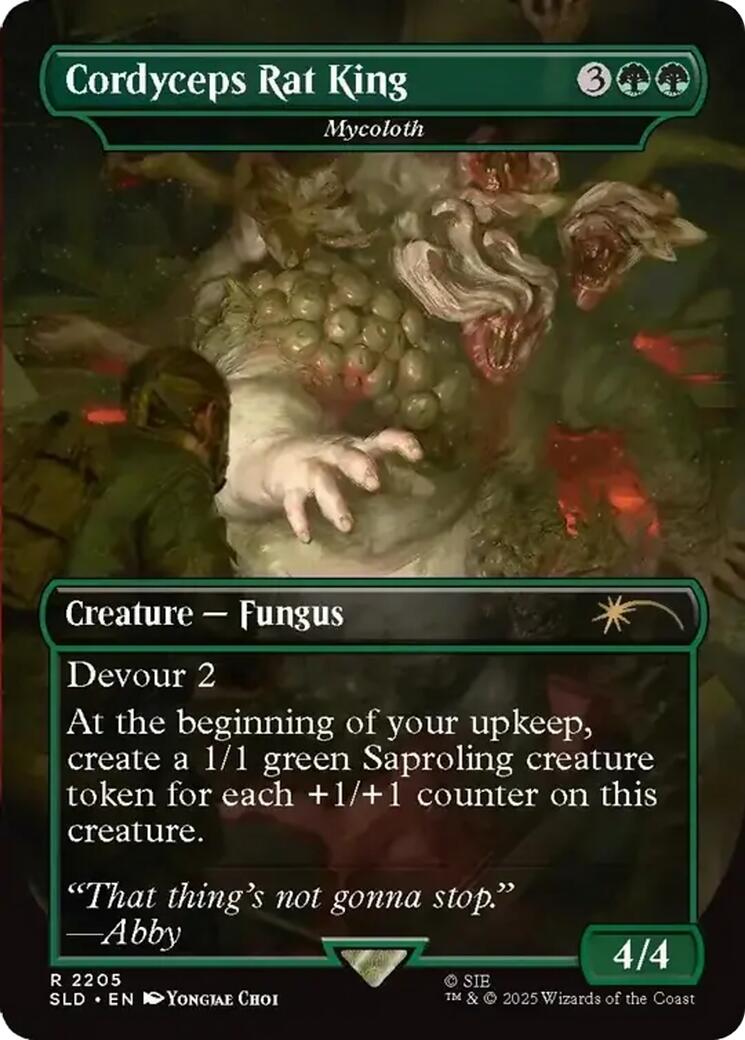 Cordyceps Rat King - Mycoloth [Secret Lair Drop Series]