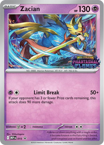 Zacian (015) (Prerelease) [Mega Evolution Promo]