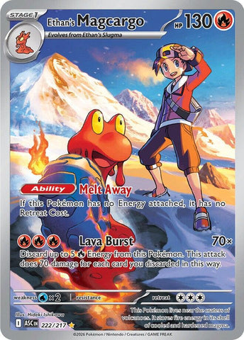 Ethan's Magcargo (222/217) [Mega Evolution: Ascended Heroes]