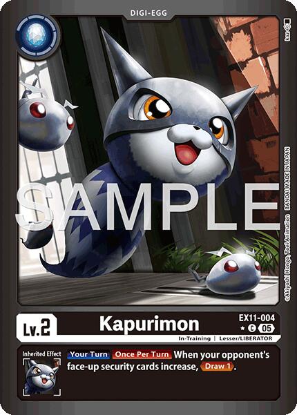 Kapurimon [EX11-004] (Limited Foil) [Dawn of Liberator]