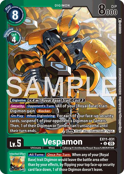 Vespamon [EX11-031] (Limited Foil) [Dawn of Liberator]