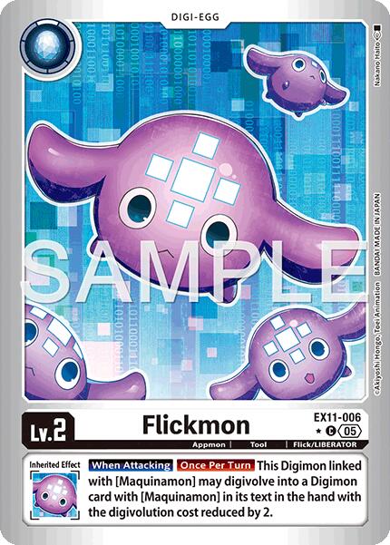 Flickmon [EX-11-006] (Limited Foil) [Dawn of Liberator]