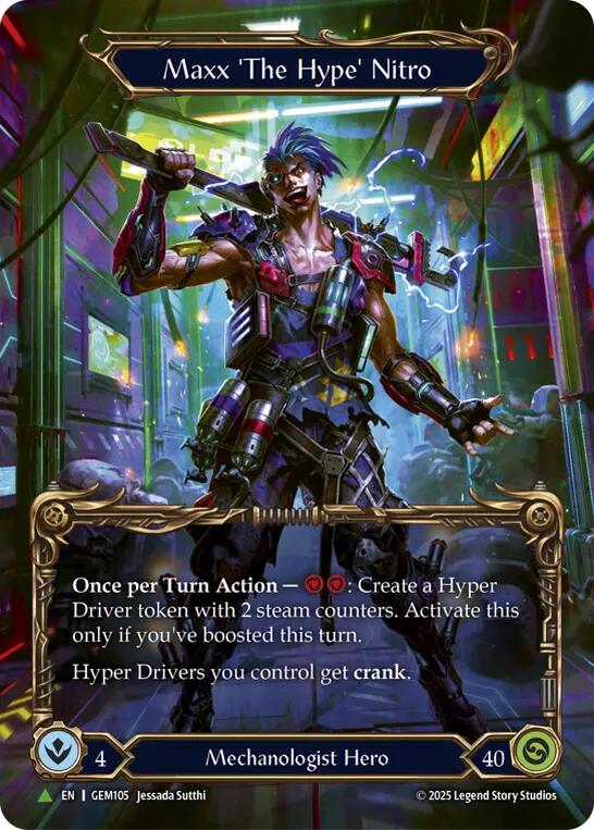 Maxx 'The Hype' Nitro [GEM105] (GEM Pack 4)  Cold Foil
