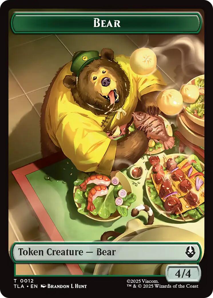 Ally (0006) // Bear Double-Sided Tokens [Avatar: The Last Airbender Tokens]