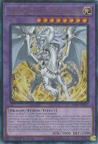 Albion the Sanctifire Dragon (Ultimate Rare) [RA05-EN037] Ultimate Rare