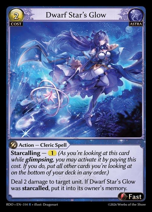 Dwarf Star's Glow (314) [Radiant Origins]