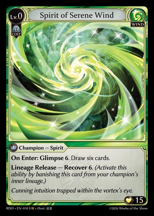 Spirit of Serene Wind (10) [Radiant Origins]