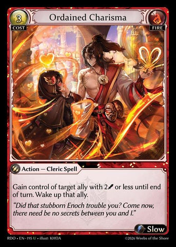Ordained Charisma (Curio Foil) (195) [Radiant Origins]