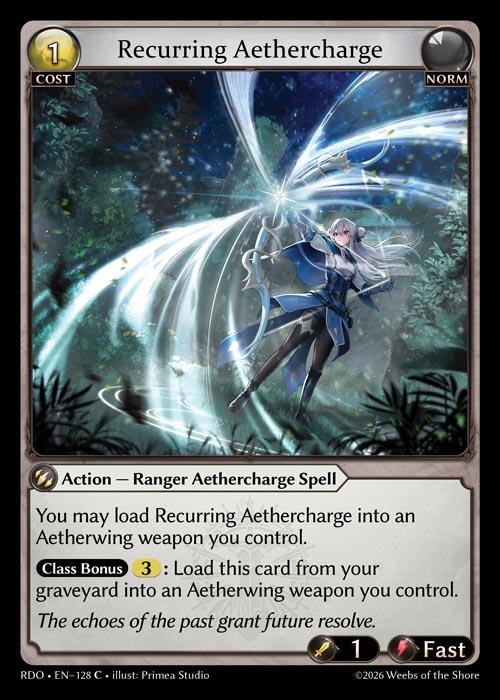 Recurring Aethercharge (Curio Foil) (128) [Radiant Origins]