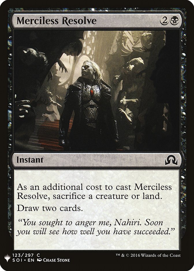 Merciless Resolve [Mystery Booster]