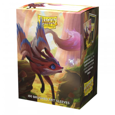 Dragon Shield Sleeves - 100ct Box Brushed Art - Fawnix