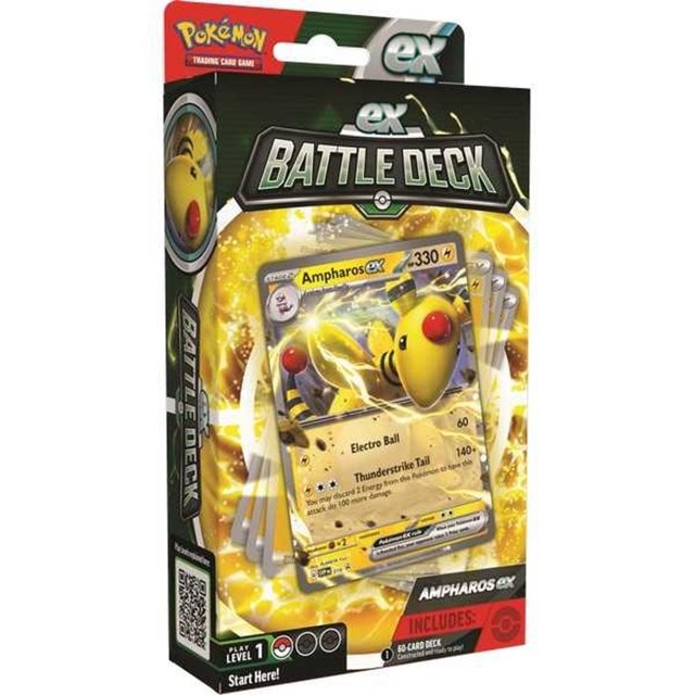 Pokemon TCG: Ampharos and Lucario V Battle Decks