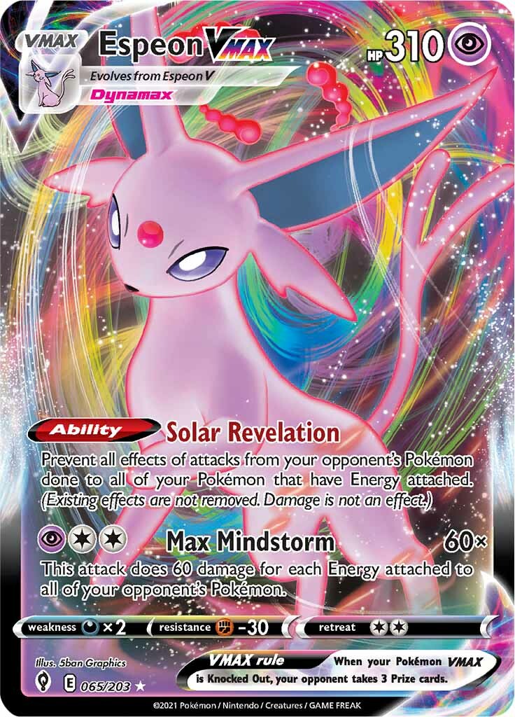 Espeon VMAX (065/203) [Sword & Shield: Evolving Skies]