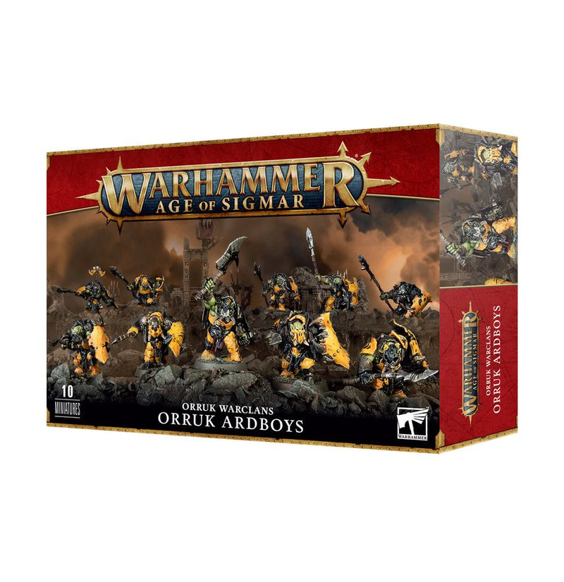 Warhammer Age of Sigmar Orruk Warclans: Orruk Ardboys 89-61