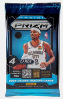 2024 Prizm Basketball NBA Trading Cards 4 Card Booster