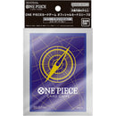 One Piece Card Game Official Sleeves - Blue One Piece Logo