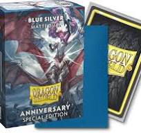 Dragonshield: Blue Silver Dual Matte - Anniversary Edition