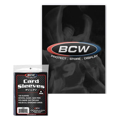 BCW Sleeves - 2 5/8" x 3 5/8" - 100 ct