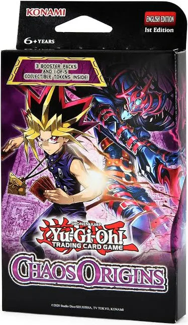 YuGiOh Chaos Origins 3 pack Tuckbox