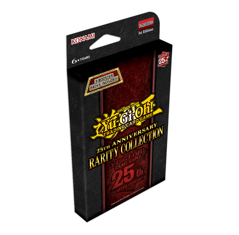 YuGiOh! 25th Anniversary Rarity Collection 3-Booster Pack Bundle