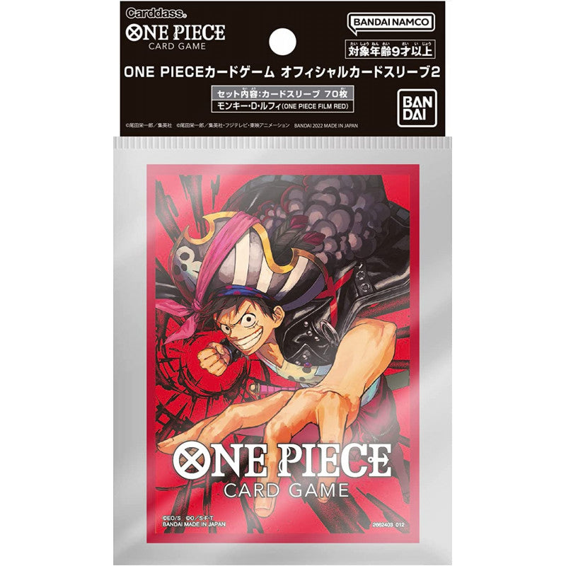 One Piece Card Game Official Sleeves - Captain Monkey D.Luffy