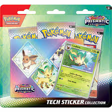 ***Pre Order*** Pokemon TCG: Prismatic Evolutions Tech Sticker Collection *Max 4 pp