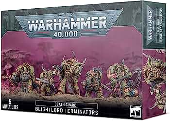 43-51 Warhammer Death Guard Blightlord Terminators
