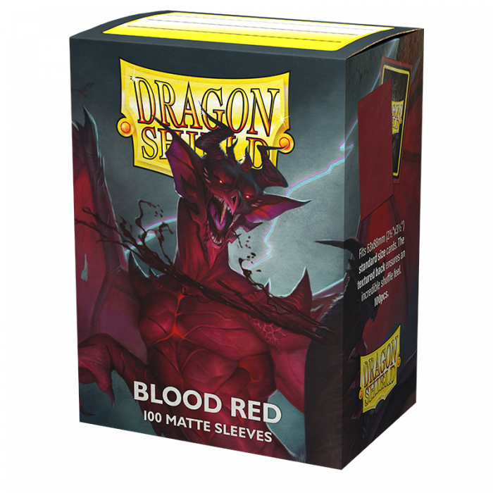 Dragonshield Sleeves: Blood Red Matte