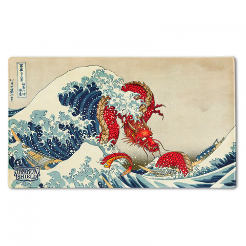 Dragonshield playmat and Tube - The Great Wave