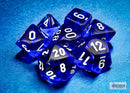 Festive Luminary Polyhedral 7-Dice Set