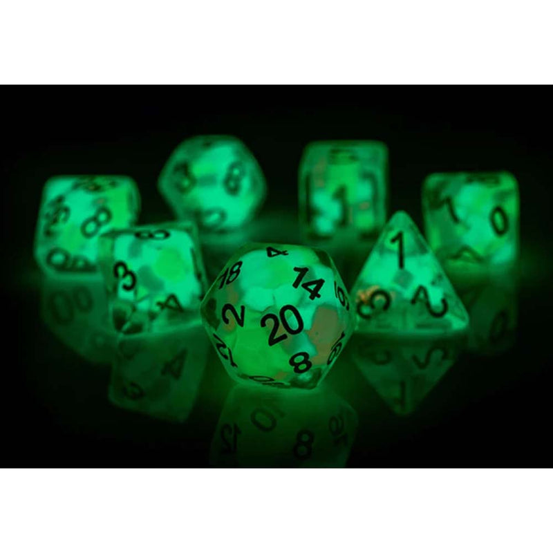Sirius Dice - Glowworm Set of 7
