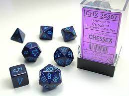 Chessex - Polyhedral 7-Die Set Speckled Cobalt