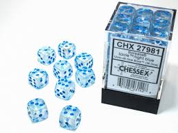 Chessex: 12mm D6 Dice Block